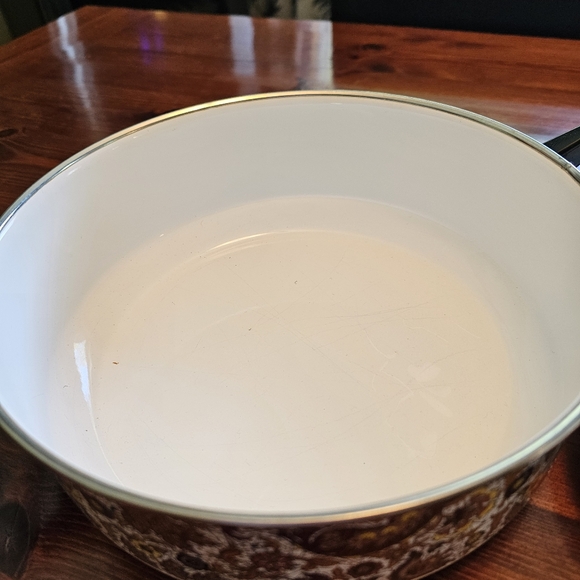 Vintage MCM Floral Patterned‎ Casserole Dish with Lid - Picture 4 of 5